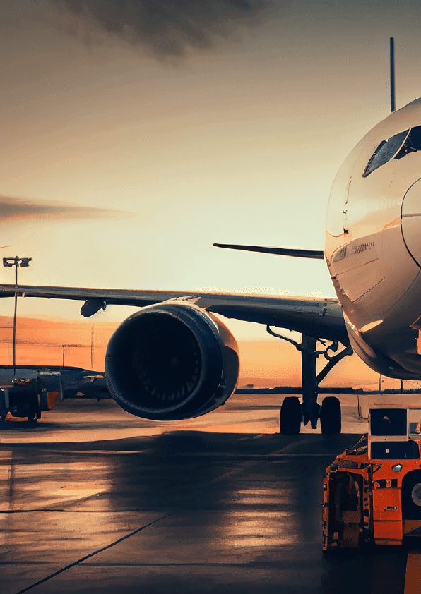 Air freight cargo plane loading